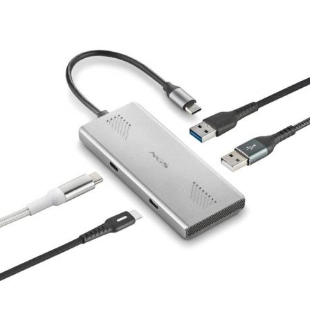 Hub USB Tipo-C NGS WonderDuo-C / 2xUSB/ 2xUSB Tipo-C Hub USB Tipo-C NGS WonderDuo-C / 2xUSB/ 2xUSB Tipo-C