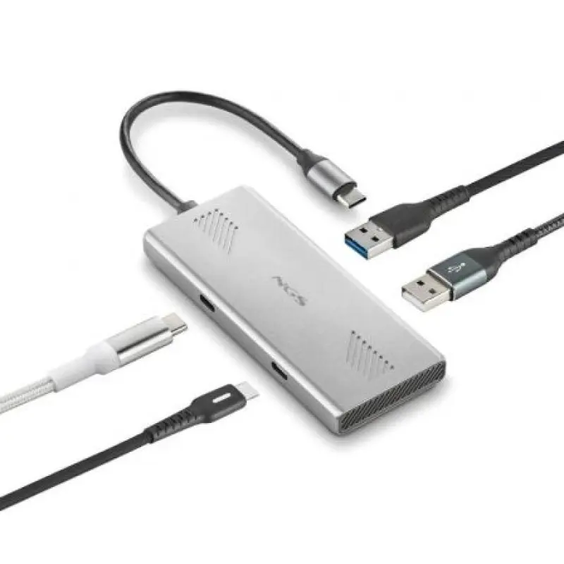 Hub USB Tipo-C NGS WonderDuo-C / 2xUSB/ 2xUSB Tipo-C Hub USB Tipo-C NGS WonderDuo-C / 2xUSB/ 2xUSB Tipo-C
