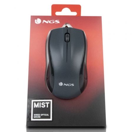 Ratón NGS Black Mist/ Hasta 1000 DPI Ratón NGS Black Mist/ Hasta 1000 DPI