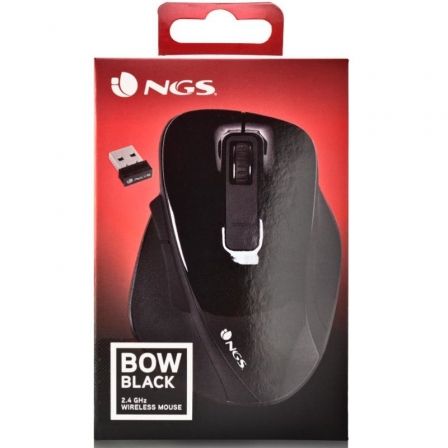 Ratón Inalámbrico NGS Bow/ Hasta 1600 DPI Ratón Inalámbrico NGS Bow/ Hasta 1600 DPI