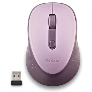 Ratón Inalámbrico NGS Dew Lilac/ Hasta 1600 DPI/ Lila Ratón Inalámbrico NGS Dew Lilac/ Hasta 1600 DPI/ Lila