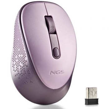 Ratón Inalámbrico NGS Dew Lilac/ Hasta 1600 DPI/ Lila Ratón Inalámbrico NGS Dew Lilac/ Hasta 1600 DPI/ Lila