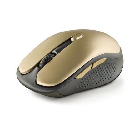 Ratón Inalámbrico NGS Evo Rust/ Batería recargable/ Hasta 1600 DPI/ Dorado Ratón Inalámbrico NGS Evo Rust/ Batería recargable/ Hasta 1600 DPI/ Dorado