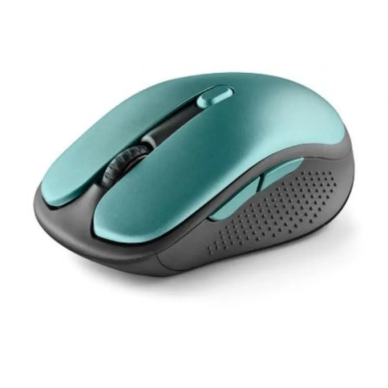 Ratón Inalámbrico NGS Evo Rust/ Batería recargable/ Hasta 1600 DPI/ Verde Agua Ratón Inalámbrico NGS Evo Rust/ Batería recargable/ Hasta 1600 DPI/ Verde Agua