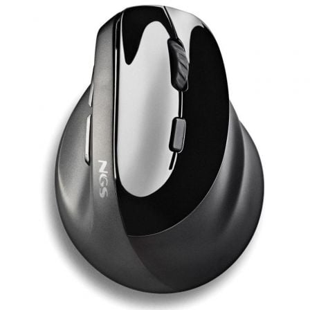 Ratón Ergonómico Inalámbrico NGS EVO Moksha/ Batería recargable/ Hasta 2400 DPI Ratón Ergonómico Inalámbrico NGS EVO Moksha/ Batería recargable/ Hasta 2400 DPI