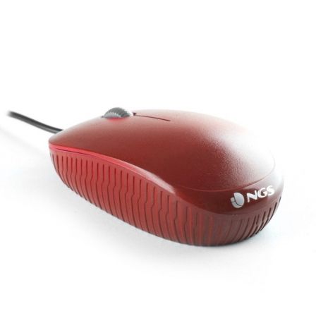 Ratón NGS Flame/ Hasta 1000 DPI/ Rojo Ratón NGS Flame/ Hasta 1000 DPI/ Rojo