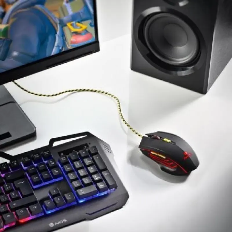 Ratón Gaming NGS GMX-123/ Hasta 3200 DPI Ratón Gaming NGS GMX-123/ Hasta 3200 DPI
