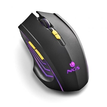 Ratón Gaming Inalámbrico NGS GMX-200/ Batería recargable/ Hasta 3200 DPI Ratón Gaming Inalámbrico NGS GMX-200/ Batería recargable/ Hasta 3200 DPI