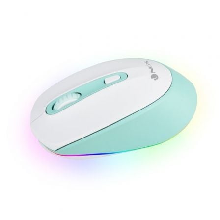Ratón Inalámbrico por Bluetooth NGS Smog Mint-RB/ Batería recargable/ Hasta 2400 DPI/ Verde Menta Ratón Inalámbrico por Bluetooth NGS Smog Mint-RB/ Batería recargable/ Hasta 2400 DPI/ Verde Menta