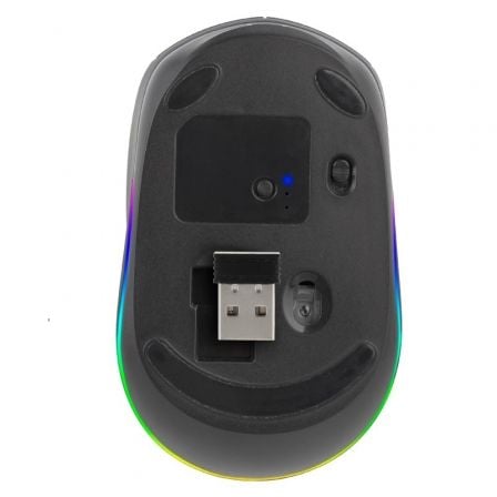 Ratón Inalámbrico por Bluetooth NGS Smog-RB/ Batería recargable/ Hasta 1600 DPI/ Negro Ratón Inalámbrico por Bluetooth NGS Smog-RB/ Batería recargable/ Hasta 1600 DPI/ Negro