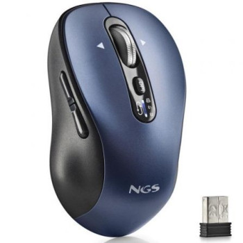 Ratón Inalámbrico por Bluetooth NGS Infinity-RB/ Batería recargable/ Hasta 3200 DPI/ Azul Ratón Inalámbrico por Bluetooth NGS Infinity-RB/ Batería recargable/ Hasta 3200 DPI/ Azul