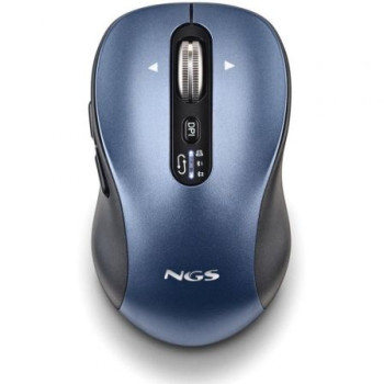 Ratón Inalámbrico por Bluetooth NGS Infinity-RB/ Batería recargable/ Hasta 3200 DPI/ Azul Ratón Inalámbrico por Bluetooth NGS Infinity-RB/ Batería recargable/ Hasta 3200 DPI/ Azul
