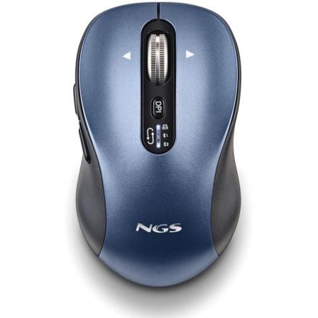 Ratón Inalámbrico por Bluetooth NGS Infinity-RB/ Batería recargable/ Hasta 3200 DPI/ Azul Ratón Inalámbrico por Bluetooth NGS Infinity-RB/ Batería recargable/ Hasta 3200 DPI/ Azul