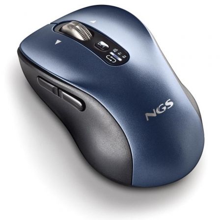 Ratón Inalámbrico por Bluetooth NGS Infinity-RB/ Batería recargable/ Hasta 3200 DPI/ Azul Ratón Inalámbrico por Bluetooth NGS Infinity-RB/ Batería recargable/ Hasta 3200 DPI/ Azul