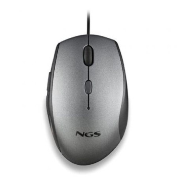 Ratón Ergonómico NGS Moth Gray/ Hasta 1600 DPI/ Gris Ratón Ergonómico NGS Moth Gray/ Hasta 1600 DPI/ Gris