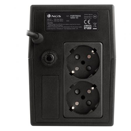 SAI Offline NGS Fortress 1200 V3/ 800VA-480W/ 2 Salidas/ Formato Torre SAI Offline NGS Fortress 1200 V3/ 800VA-480W/ 2 Salidas/ Formato Torre