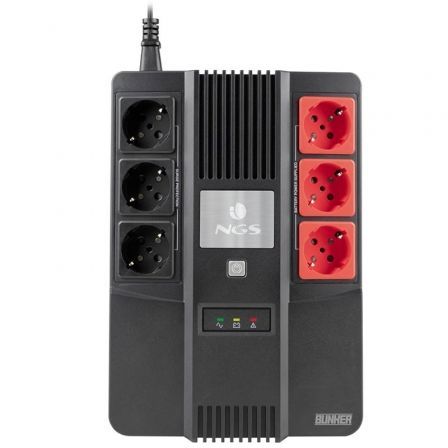 SAI Offline NGS Fortress Bunker/ 600VA-360W/ 6 Salidas/ Formato Bloque SAI Offline NGS Fortress Bunker/ 600VA-360W/ 6 Salidas/ Formato Bloque
