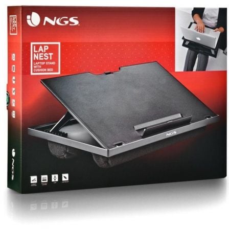 Soporte para Portátil NGS Lapnest hasta 15.6' Soporte para Portátil NGS Lapnest hasta 15.6'