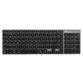 Teclado Inalámbrico por Bluetooth NGS Fortune-BT/ Gris Teclado Inalámbrico por Bluetooth NGS Fortune-BT/ Gris
