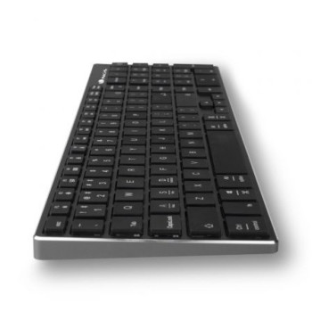 Teclado Inalámbrico por Bluetooth NGS Fortune-BT/ Gris Teclado Inalámbrico por Bluetooth NGS Fortune-BT/ Gris