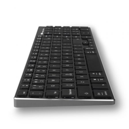 Teclado Inalámbrico por Bluetooth NGS Fortune-BT/ Gris Teclado Inalámbrico por Bluetooth NGS Fortune-BT/ Gris