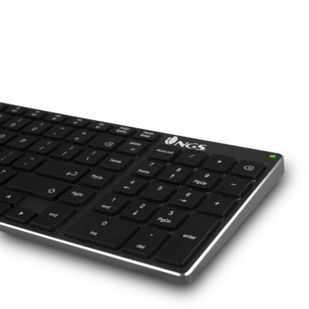 Teclado Inalámbrico por Bluetooth NGS Fortune-BT/ Gris Teclado Inalámbrico por Bluetooth NGS Fortune-BT/ Gris