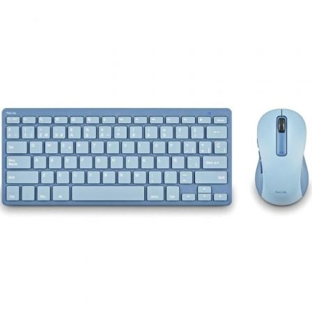 Teclado y Ratón Inalámbricos NGS Fantasy Kit Blue/ Azul Teclado y Ratón Inalámbricos NGS Fantasy Kit Blue/ Azul