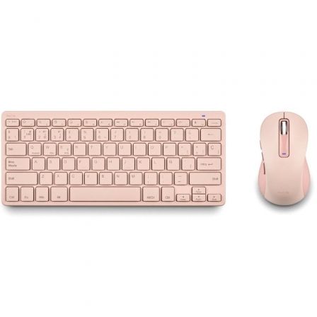 Teclado y Ratón Inalámbricos NGS Fantasy Kit Pink/ Rosa Teclado y Ratón Inalámbricos NGS Fantasy Kit Pink/ Rosa