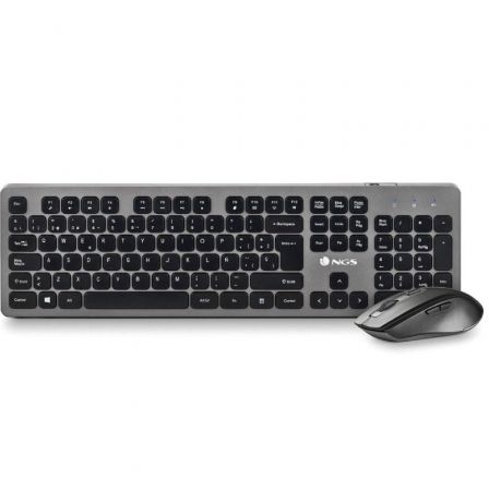 Teclado y Ratón Inalámbricos NGS Idol Kit Teclado y Ratón Inalámbricos NGS Idol Kit