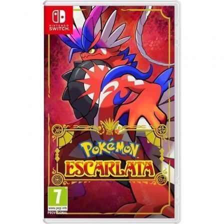 Juego para Consola Nintendo Switch Pokémon Escarlata Juego para Consola Nintendo Switch Pokémon Escarlata
