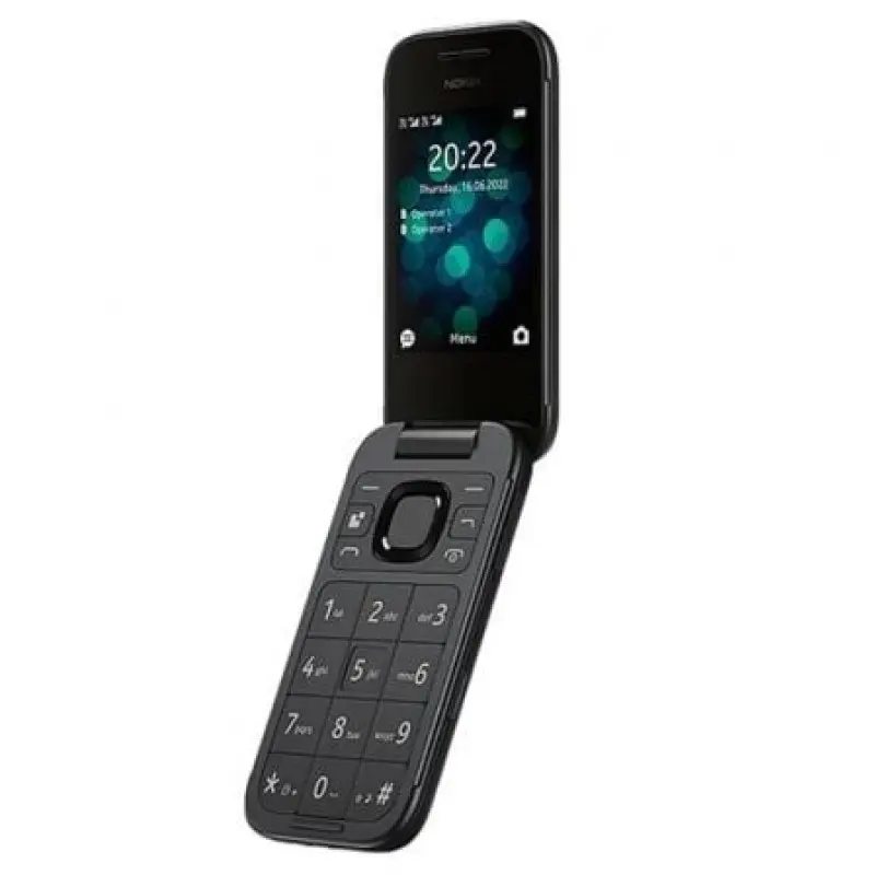 Teléfono Móvil Nokia 2660 Flip/ Negro Teléfono Móvil Nokia 2660 Flip/ Negro