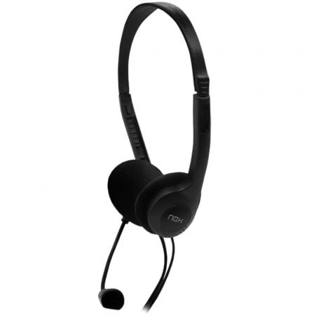 Auriculares Nox Voice One/ con Micrófono/ Jack 3.5/ Negros Auriculares Nox Voice One/ con Micrófono/ Jack 3.5/ Negros