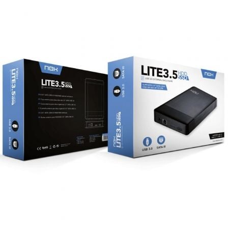 Caja Externa para Disco Duro de 3.5' Nox Lite 3.5''/ USB 3.0 Caja Externa para Disco Duro de 3.5' Nox Lite 3.5''/ USB 3.0