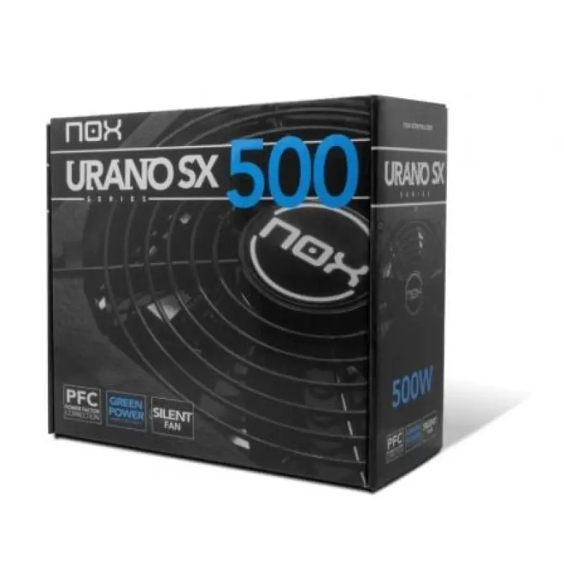 Fuente de Alimentación Nox Urano SX 500/ 500W/ Ventilador 12cm Fuente de Alimentación Nox Urano SX 500/ 500W/ Ventilador 12cm