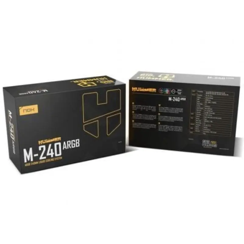 Sistema de Refrigeración Líquida Nox M-240 ARGB/ Blanco Sistema de Refrigeración Líquida Nox M-240 ARGB/ Blanco