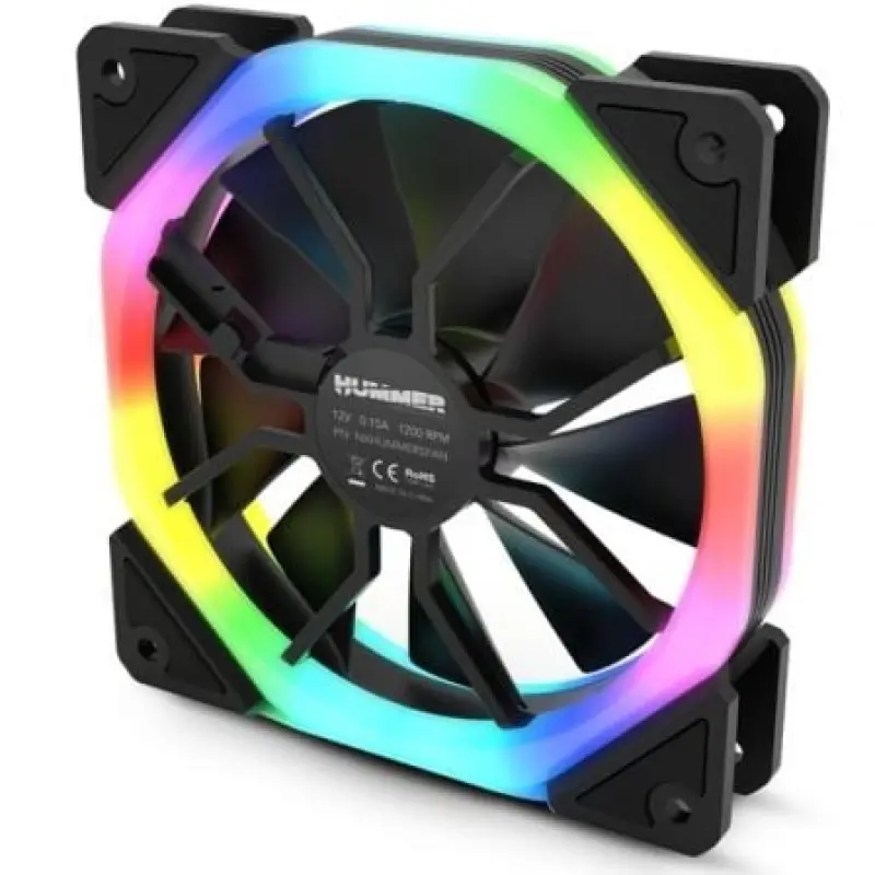 Ventilador Nox S-Fan/ 12cm/ ARGB Ventilador Nox S-Fan/ 12cm/ ARGB