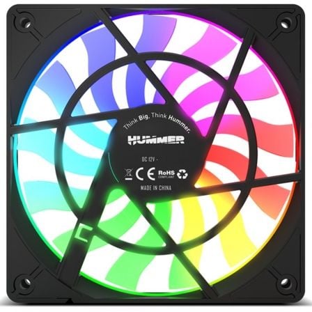 Ventilador Nox Slim Fan/ 12cm/ ARGB Ventilador Nox Slim Fan/ 12cm/ ARGB