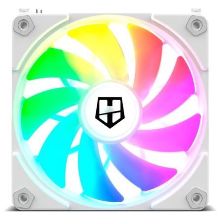 Ventilador Nox Easy Link/ ARGB/ 12cm/ Blanco Ventilador Nox Easy Link/ ARGB/ 12cm/ Blanco