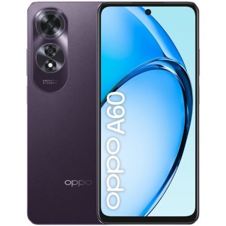 Smartphone Oppo A60 8GB/ 256GB/ 6.67'/ Purpura Medianoche Smartphone Oppo A60 8GB/ 256GB/ 6.67'/ Purpura Medianoche