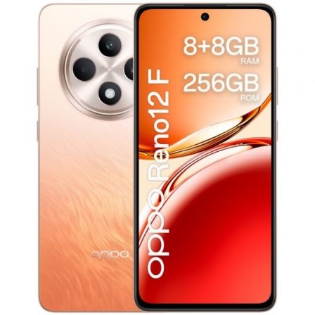 Smartphone Oppo Reno 12 F 8GB/ 256GB/ 6.67'/ 4G/ Naranja Smartphone Oppo Reno 12 F 8GB/ 256GB/ 6.67'/ 4G/ Naranja
