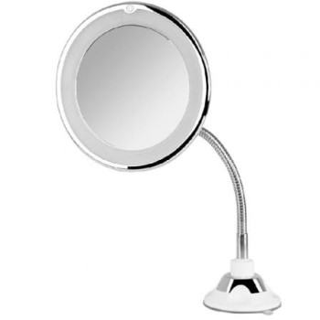 Espejo Cosmético de Pared con Luz Orbegozo ESP 1020/ Telescópico/ Ø17cm Espejo Cosmético de Pared con Luz Orbegozo ESP 1020/ Telescópico/ Ø17cm