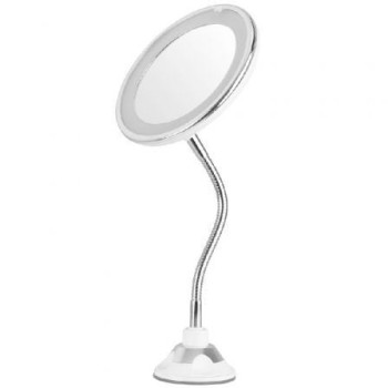 Espejo Cosmético de Pared con Luz Orbegozo ESP 1020/ Telescópico/ Ø17cm Espejo Cosmético de Pared con Luz Orbegozo ESP 1020/ Telescópico/ Ø17cm