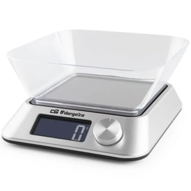 Báscula de Cocina Electrónica Orbegozo PC 1030/ hasta 5kg/ Plata Báscula de Cocina Electrónica Orbegozo PC 1030/ hasta 5kg/ Plata