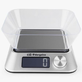 Báscula de Cocina Electrónica Orbegozo PC 1030/ hasta 5kg/ Plata Báscula de Cocina Electrónica Orbegozo PC 1030/ hasta 5kg/ Plata
