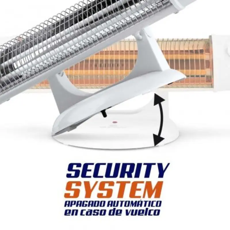 Estufa de Cuarzo Orbegozo BP 5003 A/ 2 niveles de potencia/ 1200W Estufa de Cuarzo Orbegozo BP 5003 A/ 2 niveles de potencia/ 1200W