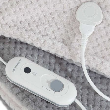 Manta Eléctrica Orbegozo MAH 2050/ Gris y Blanca Manta Eléctrica Orbegozo MAH 2050/ Gris y Blanca