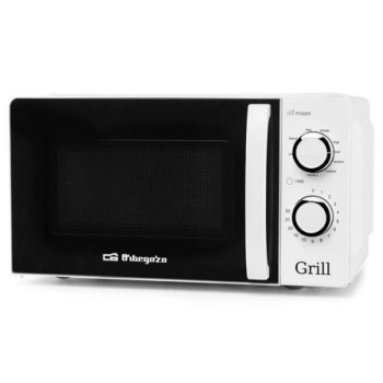 Microondas Orbegozo MIG 2130/ 700W/ Capacidad 20L/ Función Grill/ Blanco Microondas Orbegozo MIG 2130/ 700W/ Capacidad 20L/ Función Grill/ Blanco