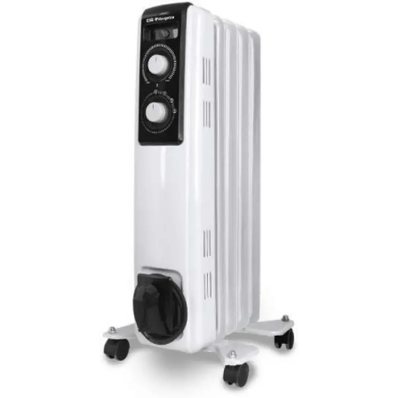 Radiador de Aceite Orbegozo RF 1000/ 2 Potencias/ 500-1000W/ 5 Elementos Caloríficos Radiador de Aceite Orbegozo RF 1000/ 2 Potencias/ 500-1000W/ 5 Elementos Caloríficos