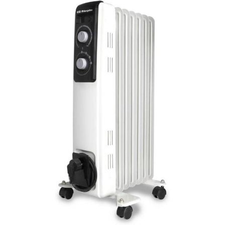 Radiador de Aceite Orbegozo RF 1500/ 3 Potencias/ 600-900-1500W/ 7 Elementos Caloríficos Radiador de Aceite Orbegozo RF 1500/ 3 Potencias/ 600-900-1500W/ 7 Elementos Caloríficos