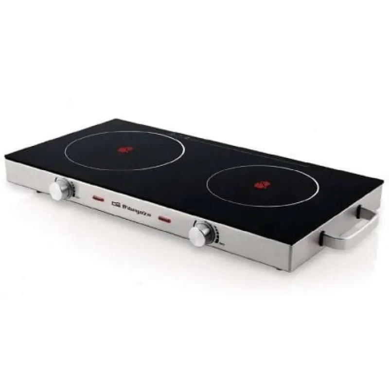 Vitrocerámica Orbegozo PCE6000/ 2 placas 170 y 205mm/ 1000W - 1800W Vitrocerámica Orbegozo PCE6000/ 2 placas 170 y 205mm/ 1000W - 1800W
